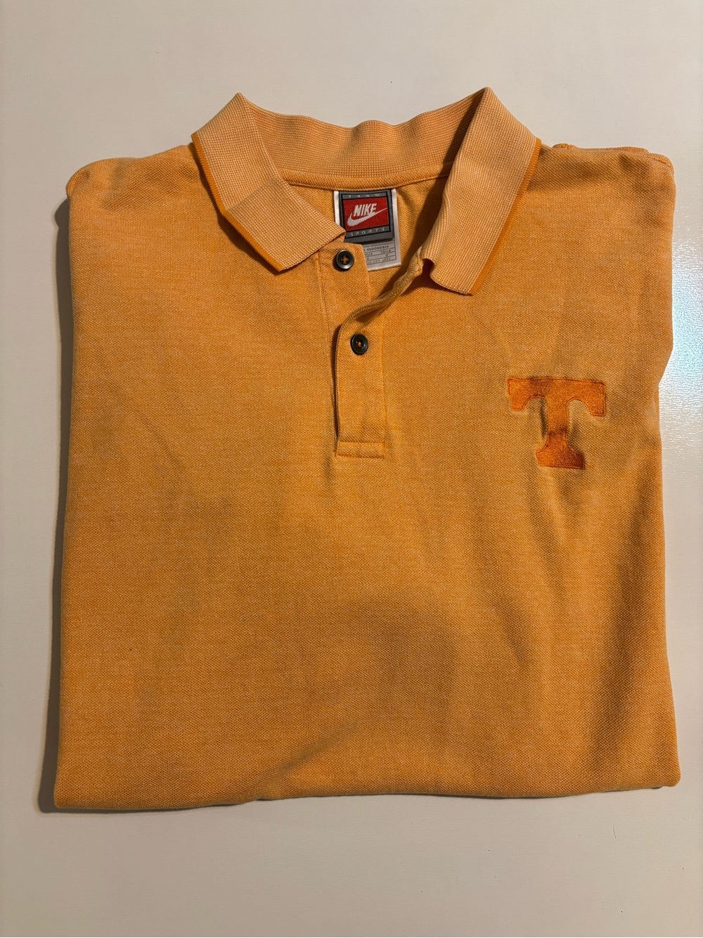 Vintage Nike Tennessee Volunteers orange polo shirt